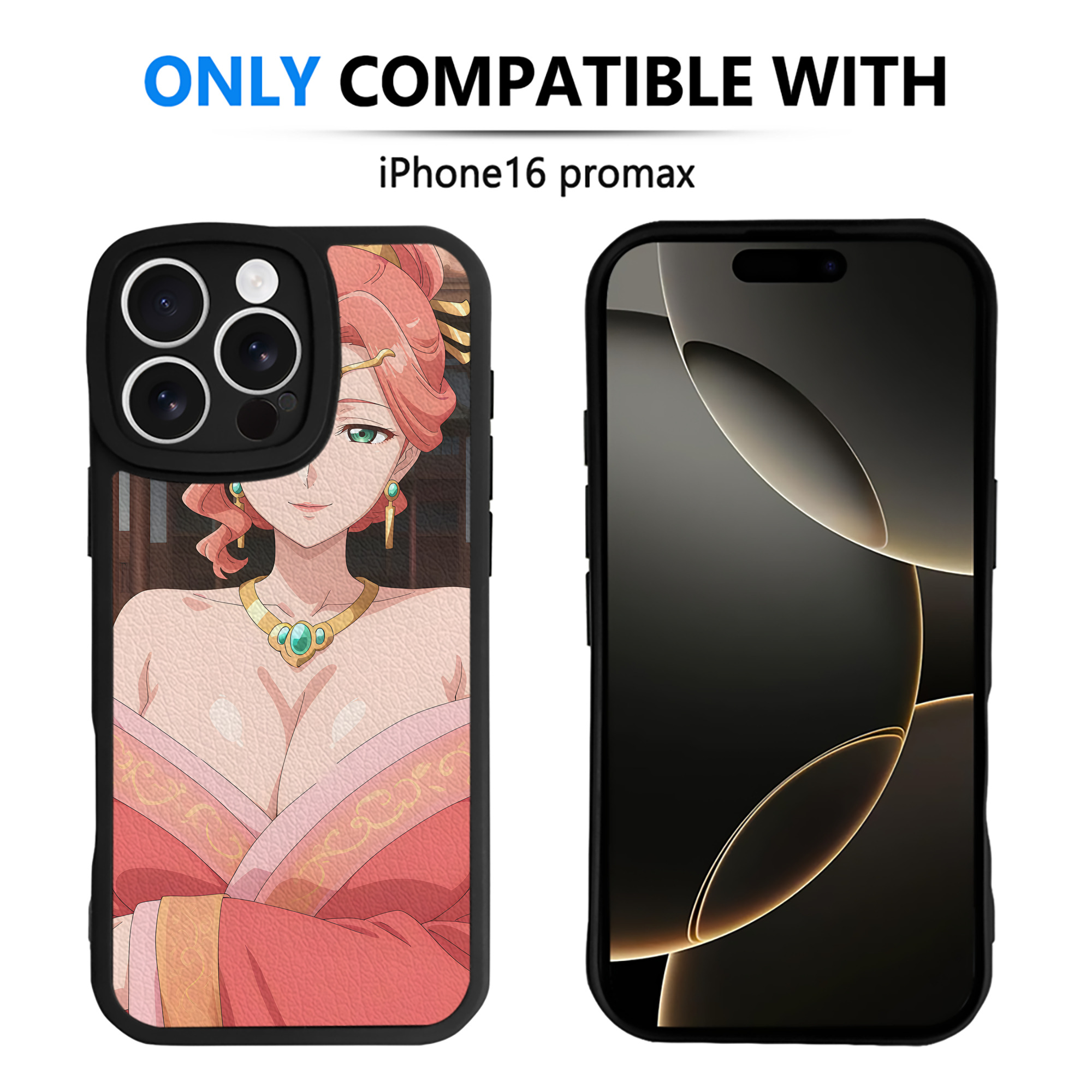 （画像用） 薬屋のひとりごと The Apothecary Diaries 【iPhone 16シリーズ対応】シリコンスマホケース（レザー調） 材質：シリコン